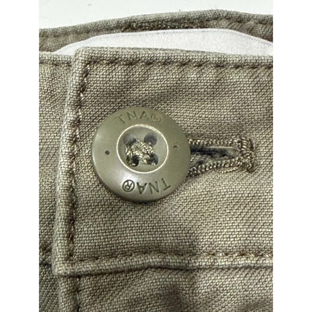 TNA Aritzia Surplus Division Cargo Mini Skirt Olive Green Utility Size 2